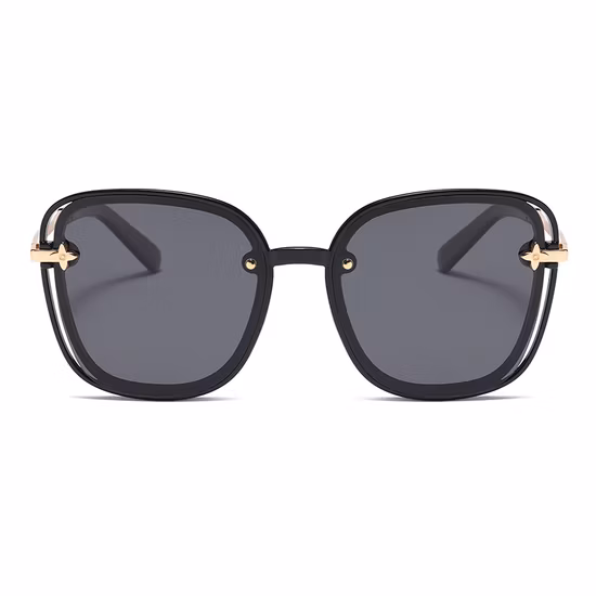Óculos de sol femininos Ready Goods Tr90 Designer Retro Metal Star Temples