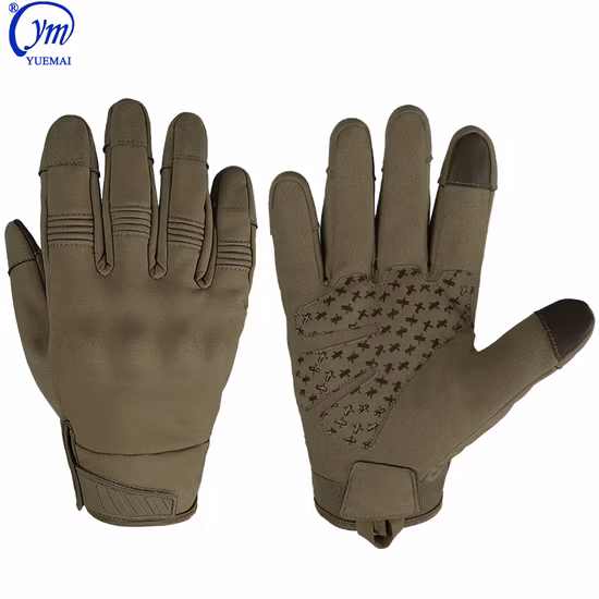 Camo braço y verde de alta qualidade segurança duro juntas esportes fitness uniforme motocross luvas táticas